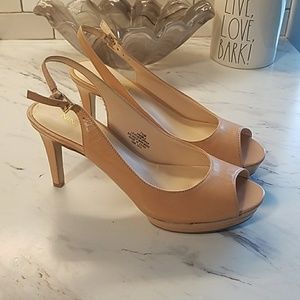 New Nine West Open Toe Heels